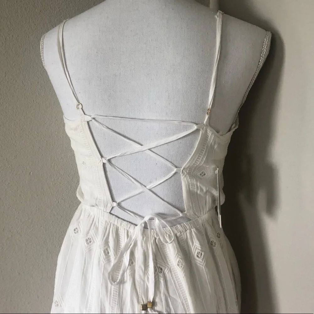 NWT l*space Ciara Ivory Eyelet Jumper - Picture 6 of 7